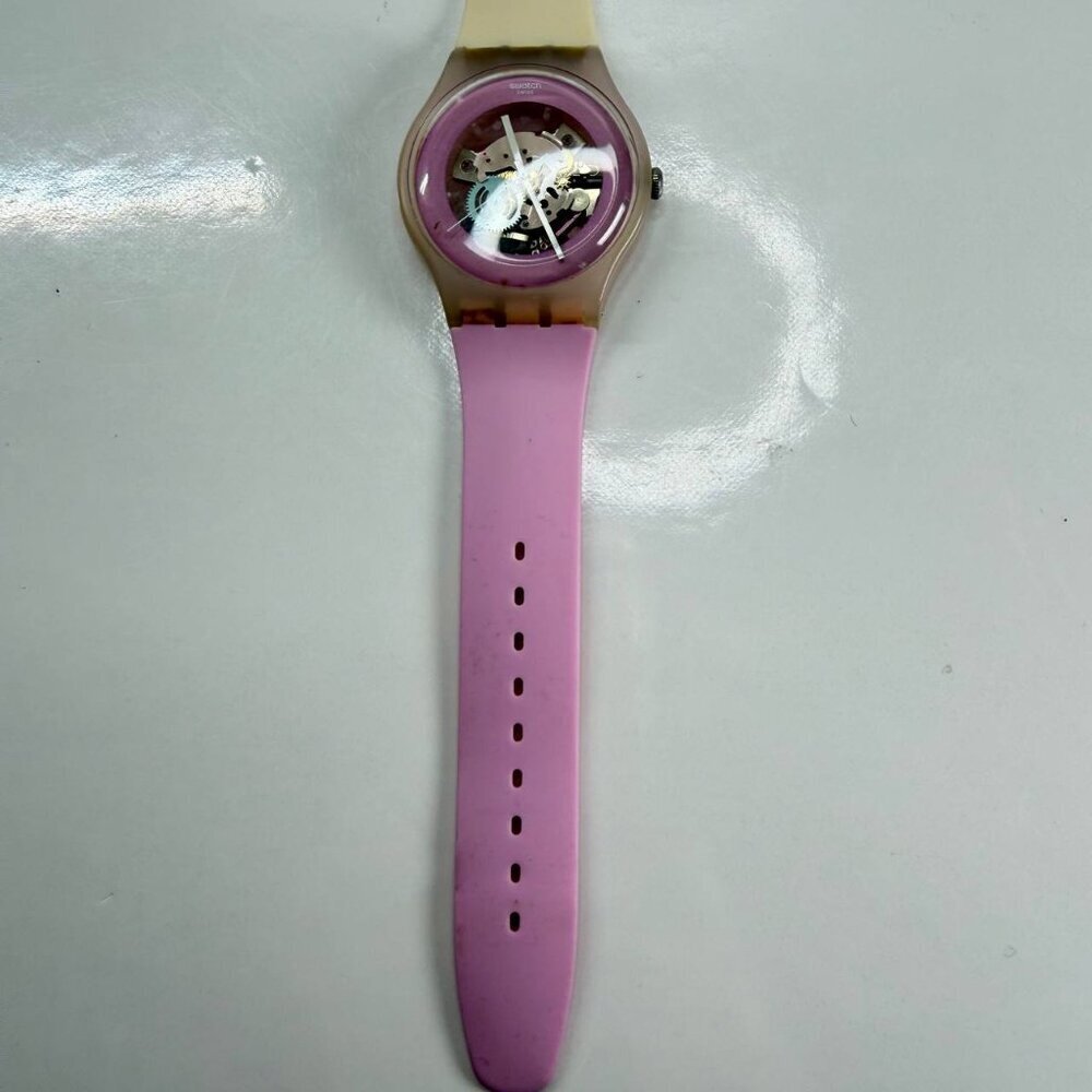 Swatch Swiss – Skeleton Dial Pink Model (Swiss Made) - Picture 5 of 15